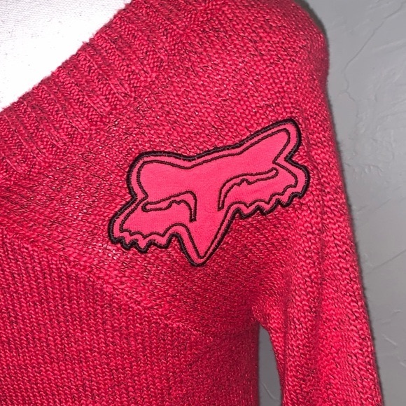 FOX RIDERS: Women’s Logo V Neckline Sweater - Size XS - Picture 10 of 10